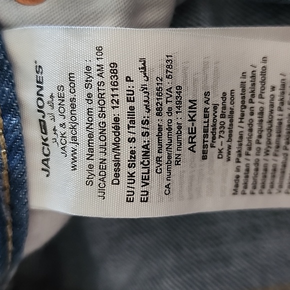 Jack and Jones jean Shorts size Small - Picture 7 of 14